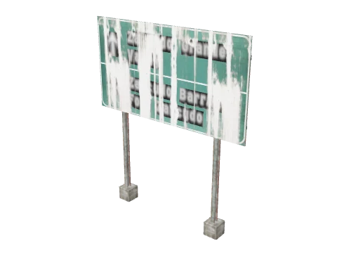 cs6_roads_sign_23, a GTA V map model
