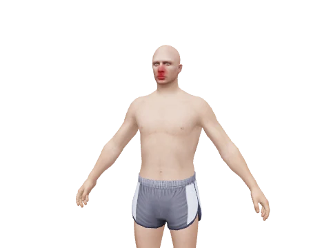 SCR_Franklin_finb2, a GTA V damage pack or decal