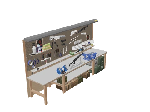 xm3_int3_weapons_bench, a GTA V map model