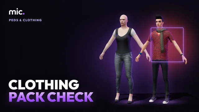 Clothing Pack Check: Drop your clothing packs: why clothes are invisible, crash players or eat collection slots, from the .ymt, names, textures and limits, with a fix for each.