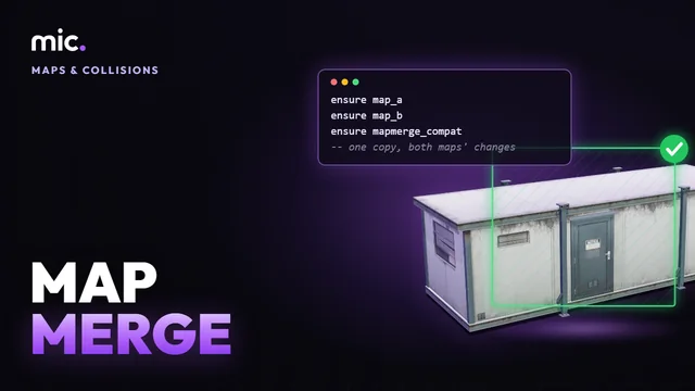 Map Merge: Two maps edit the same game .ymap and one loses its changes: merge the copies against the game's original into one that keeps both.