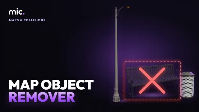Map Object Remover: Clear the game's own benches, bins, lamps, fences and trees from a spot, or a model everywhere, with a small FiveM resource that hides them.