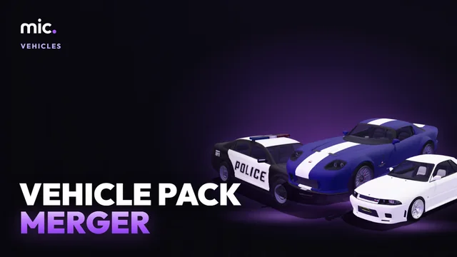 Vehicle Pack Merger: Merge many addon car resources into one, with the clashing siren, light and mod kit ids, spawn names, handlings and texture names fixed, and the shop lists for qb-core, Qbox and ESX.